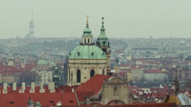 Prag Şehri 'nin Tarihi Binası . 