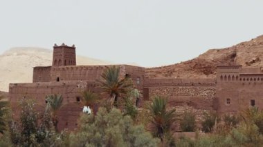 Ouarzazate, Fas 'taki Eski Tarihi Bina. 