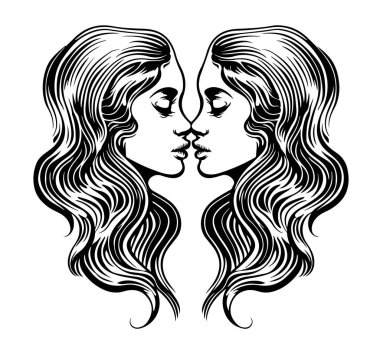 El çizimi Gemini Burcu Çizim ve Çizim Sanatı