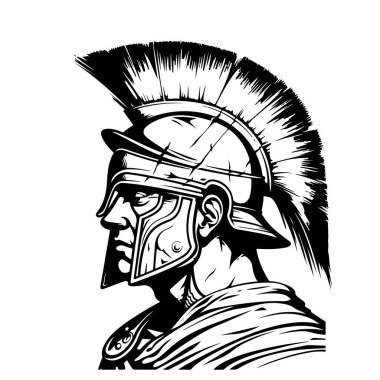 Roma centurion asker. Sketch vektör çizim