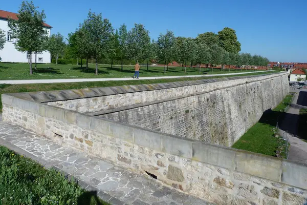 Festungsmauern auf der Festung Petersberg, Erfurt