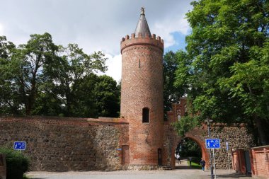 Fangelturm an der Stadtmauer von Neubrandenburg