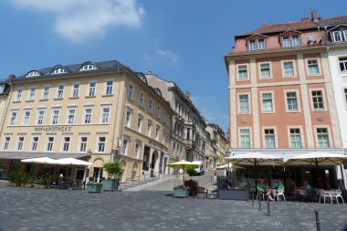 Markplatz in der Stadt Altenburg