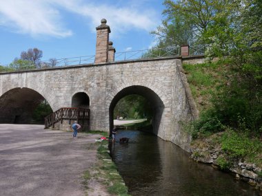 Weimar 'daki Sternbruecke am Ilmpark