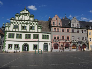 Marktplatz in der Altstadt von Weimar