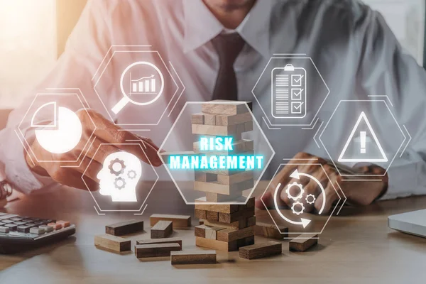 Risk Yönetimi Stratejisi Yatırım Amaçlı Internet Teknolojisi Kavramını Finanse Etmek — Stok fotoğraf