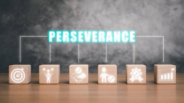 Azim kavramı. Sanal ekranda azim simgesi olan tahta blok..