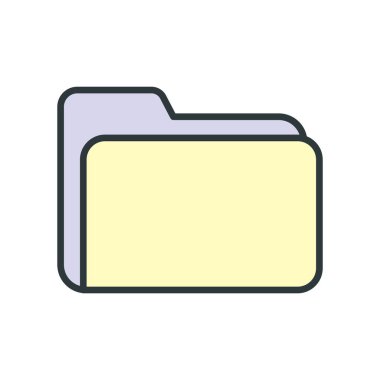 Beyaz arkaplanda izole edilmiş dizin simgesi vektör tasarım şablonları