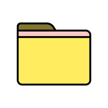 Beyaz arkaplanda izole edilmiş dizin simgesi vektör tasarım şablonları