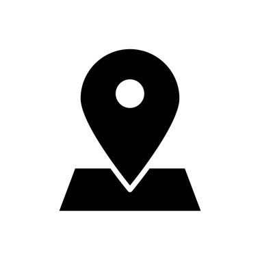 Beyaz arkaplanda izole edilmiş yer belirleyici simge vektör tasarım şablonları