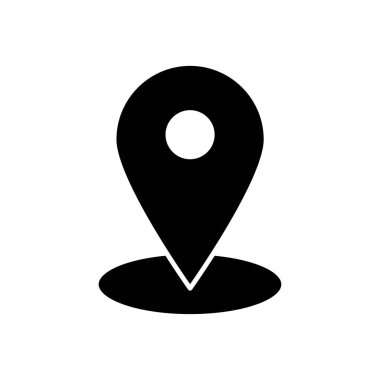 Beyaz arkaplanda izole edilmiş yer belirleyici simge vektör tasarım şablonları