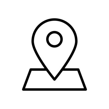 Beyaz arkaplanda izole edilmiş yer belirleyici simge vektör tasarım şablonları