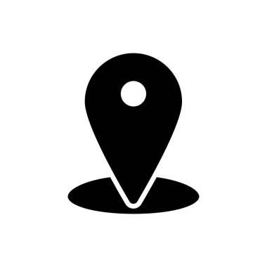 Beyaz arkaplanda izole edilmiş yer belirleyici simge vektör tasarım şablonları