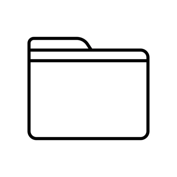 Icône Dossier Modèles Conception Vectorielle Isolés Sur Fond Blanc — Image vectorielle