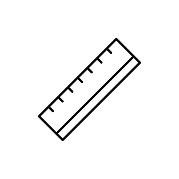 Ruler Icon Vector Design Template White Background — 스톡 벡터