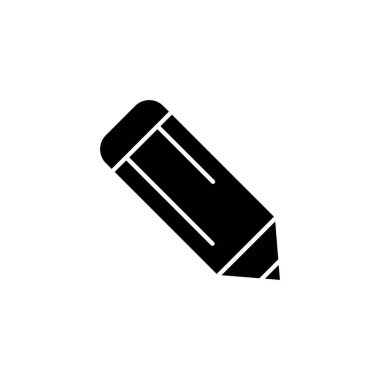 Beyaz arkaplanda kalem simgesi tasarım şablonları