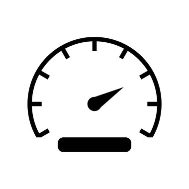 Beyaz arkaplanda hız göstergesi vektör tasarım şablonları