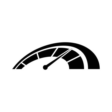 Beyaz arkaplanda hız göstergesi vektör tasarım şablonları