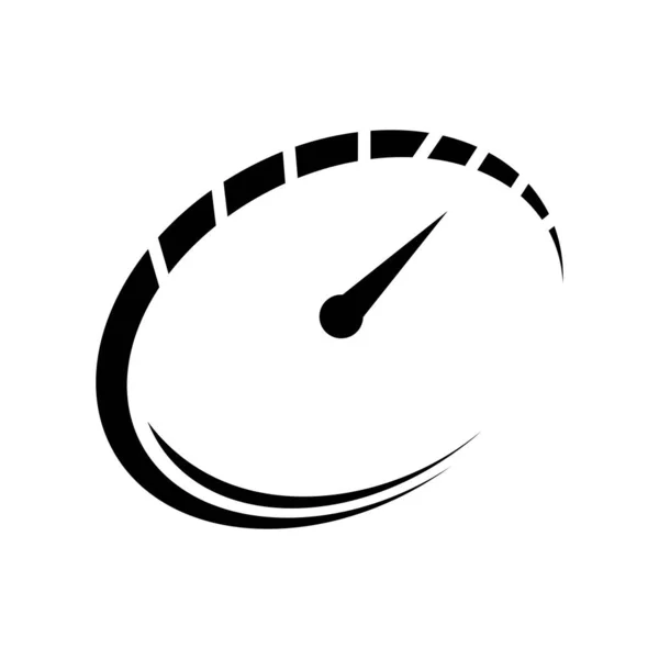 Tacho Symbol Vektordesign Vorlagen Auf Weißem Hintergrund — Stockvektor