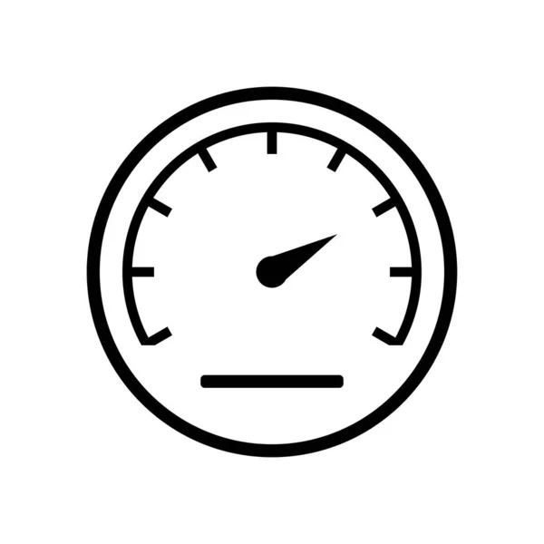 Speedometer Icon Vector Design Template White Background — 스톡 벡터