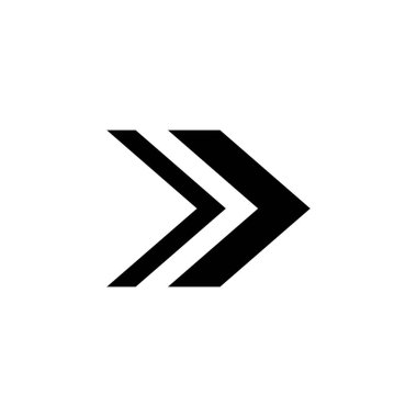 Beyaz arkaplanda izole edilmiş ok simgesi vektör tasarım şablonları