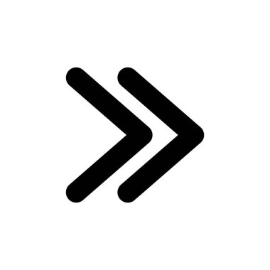 Beyaz arkaplanda izole edilmiş ok simgesi vektör tasarım şablonları