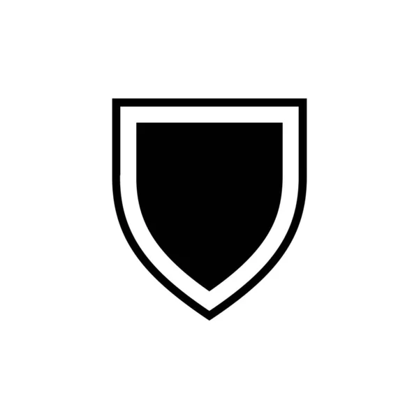 Shield Icon Vektor Design Vorlagen Isoliert Auf Weißem Hintergrund lizenzfreie Stockillustrationen