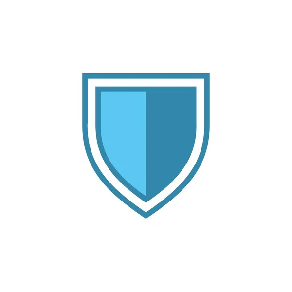 Shield Icon Vektor Design Vorlagen Isoliert Auf Weißem Hintergrund — Stockvektor