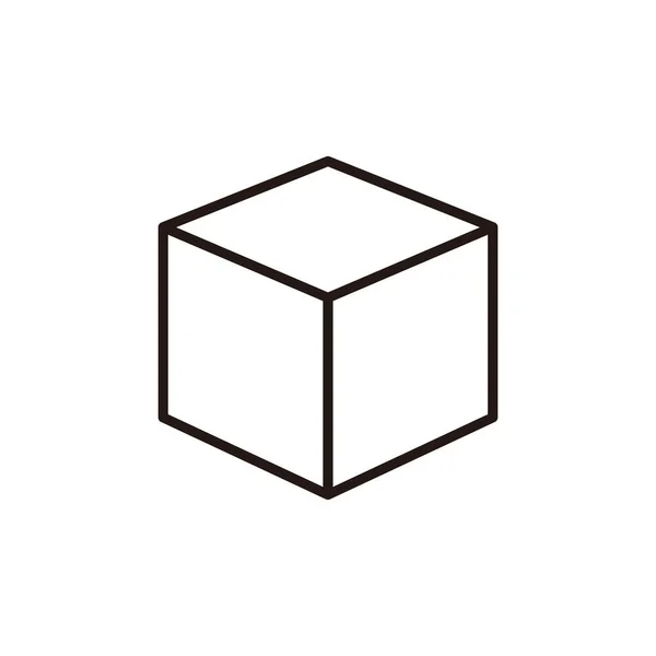 Шаблони Дизайну Символів Коробки Білому Тлі — стоковий вектор