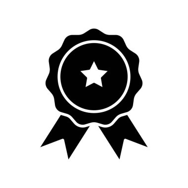 Beyaz arkaplanda izole edilmiş madalya simgesi vektör tasarım şablonları