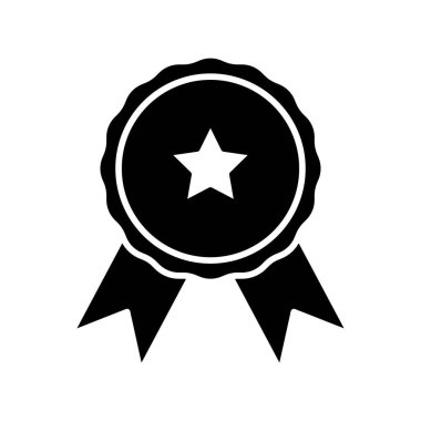 Beyaz arkaplanda izole edilmiş madalya simgesi vektör tasarım şablonları