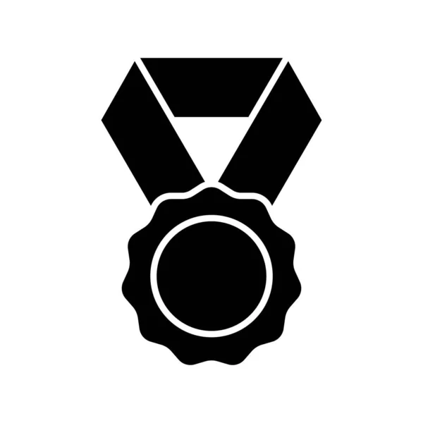 Medalla Icono Vector Símbolo Diseño Plantillas Aisladas Sobre Fondo Blanco — Archivo Imágenes Vectoriales