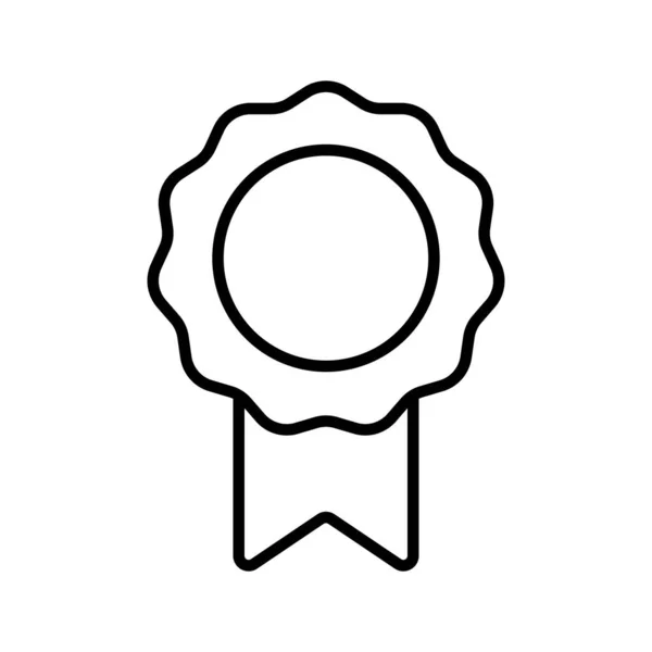 Medalla Icono Vector Símbolo Diseño Plantillas Aisladas Sobre Fondo Blanco — Vector de stock