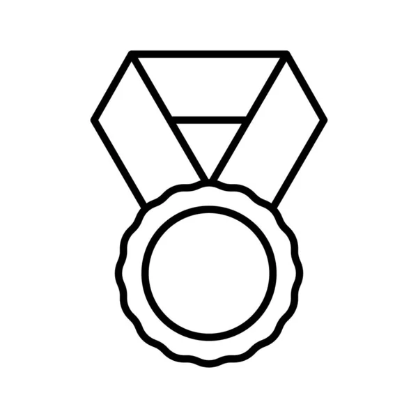 Medalha Ícone Vetor Símbolo Design Modelos Isolados Fundo Branco — Vetor de Stock