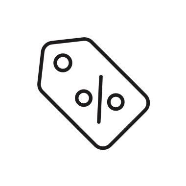 Kupon simgesi vektör tasarım şablonları basit ve zarif konsept