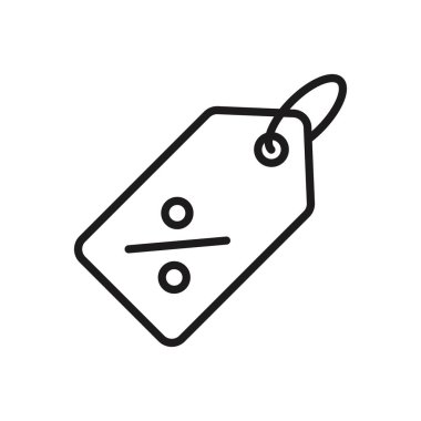 Kupon simgesi vektör tasarım şablonları basit ve zarif konsept