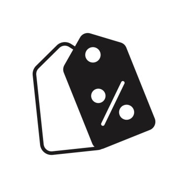 Kupon simgesi vektör tasarım şablonları basit ve zarif konsept