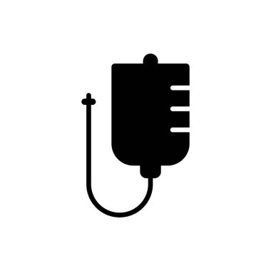 Kan İnfüzyon ikonu vektör tasarımı şablonları basit ve zarif