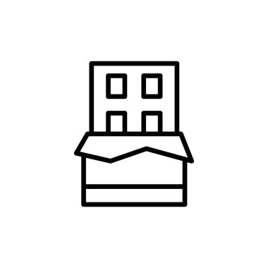 Çikolata simgesi vektör tasarım şablonları izole edilmiş beyaz arkaplan