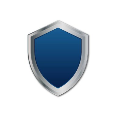 Shield Shiny icon vector design templates isolated on white background
