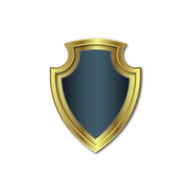 Shield Shiny icon vector design templates isolated on white background