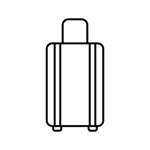 Suitcase Simge Vektör Tasarım Şablonları Beyaz Arkaplan Üzerinde Izole — Stok Vektör
