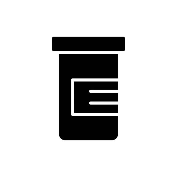 Pille Flasche Symbol Vektor Design Vorlagen Isoliert Auf Weißem Hintergrund — Stockvektor