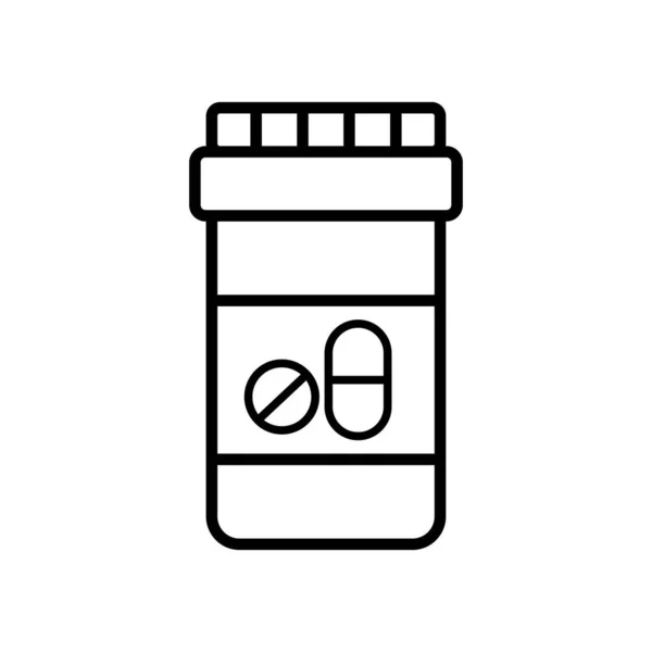 Χάπι Εικονίδιο Μπουκάλι Διανυσματικά Πρότυπα Σχεδιασμού Απομονωμένο Λευκό Φόντο — Διανυσματικό Αρχείο