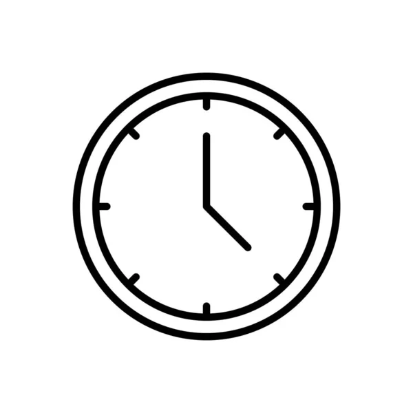 Modelos Design Vetor Ícone Relógio Isolados Fundo Branco —  Vetores de Stock