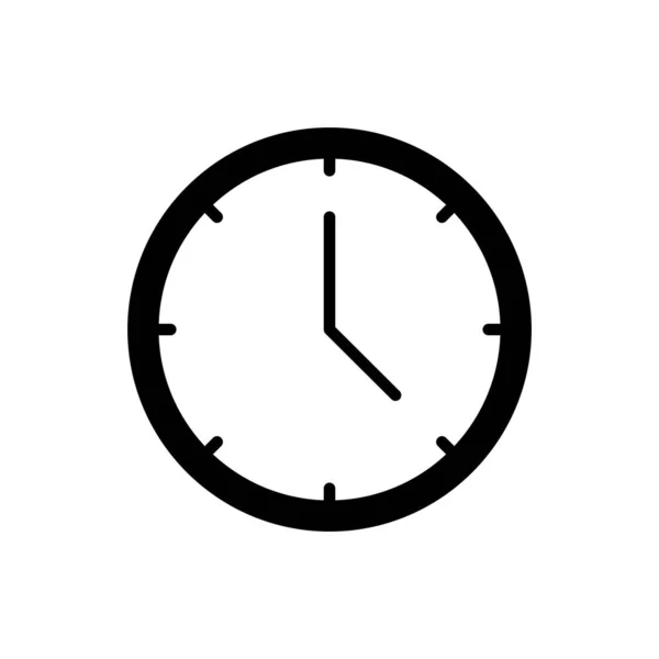 Modelos Design Vetor Ícone Relógio Isolados Fundo Branco —  Vetores de Stock
