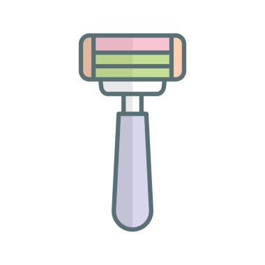 Güvenlik jileti simgesi vektör tasarım şablonları beyaz arkaplanda basit ve modern izole