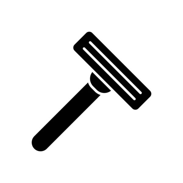 Іконка Безпечної Бритви Векторний Дизайн Шаблонів Простий Сучасний Ізольований Білому — стоковий вектор
