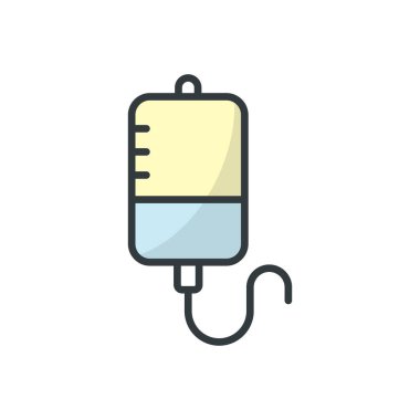 Beyaz arkaplanda basit ve modern izole ikon vektör tasarım şablonları enfüzyon