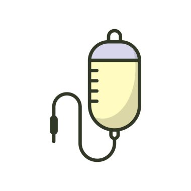 Beyaz arkaplanda basit ve modern izole ikon vektör tasarım şablonları enfüzyon